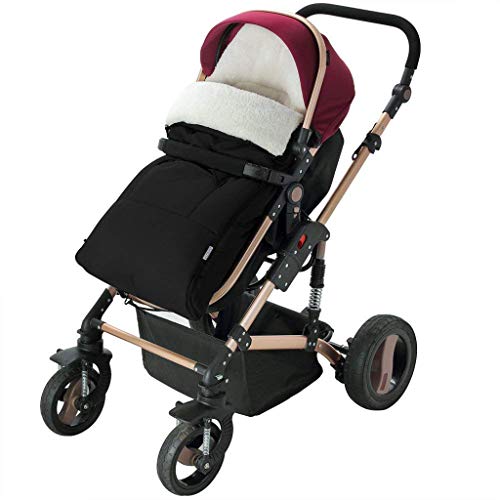 Kasien Universal Baby Stroller Sleeping Bag Footmuff, Toddler Cosy Toes Apron Liner Buggy Pram Stroller - Thumbnail 3