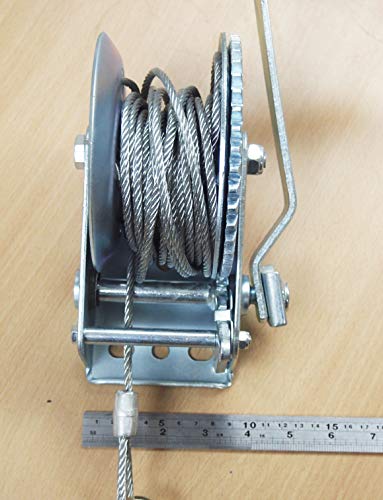 KCHEX 1200LB H.D. Hand Winch Gear Steel Cable ATV Towing Trailer Boat - Image 3