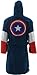 Marvel Universe Captain America Mens Fleece Bathrobe