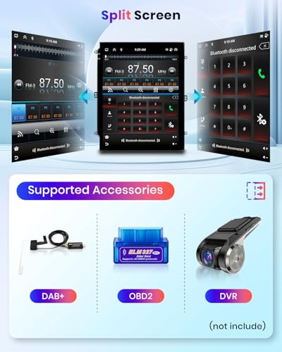8 Core 4G+64G Wireless Carplay Android 13 Car Radio 2 Din for Opel Astra J Buick Excelle XT GT 2006-2016 9.7 Inch Car Radio with Android Auto GPS Navi WiFi Bluetooth FM/RDS/Dab/SWC Backup Camera