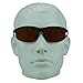 proSPORT BIFOCAL Sunglasses Readers +2.50 High Definition Amber Lens Semi Rimless Sport Frame Mens Womens