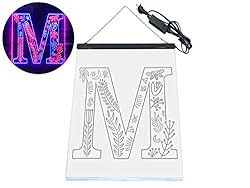 ADVPRO Letter M Initial Monogram Family Name Dual