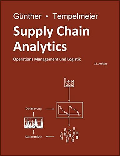 Supply Chain Analytics Operations Management Und Logistik German Edition 9783750437661 Economics Books Amazon Com