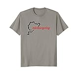 Classic Nurburgring Track Map Graphic Tee Shirt T-Shirt