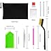 Epesl Bedazzler Kit with Rhinestones, Hot Fixed Gems Craft Applicator - Diamond Painting Pen, Wax Pencil, Tweezers, Tray, Cleaning Brush, Picker Rhinestones Crystals for DIY Clothes Shoes
