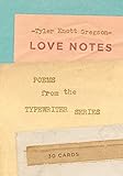 Love Notes: 30 Cards (Postcard Book): Poems from the Typewriter Series by