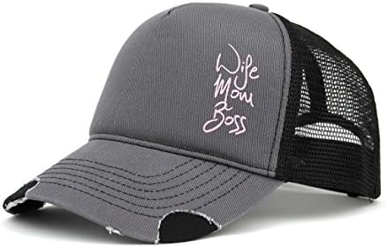 Wife Mom Boss Trucker Cap