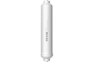 VEVOR Remineralization Filter, 1100 Gallons Remineralization Water Filter Replacement, 1/4" Quick Connect Mineral Filter, Res