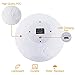 Magicfly Moon Lamp 5.9 Inch 3D Printing Moon Light, Dimmable with Tap Control, Rechargeable Lunar Light Home Decorative Night Light for Valentine's Day