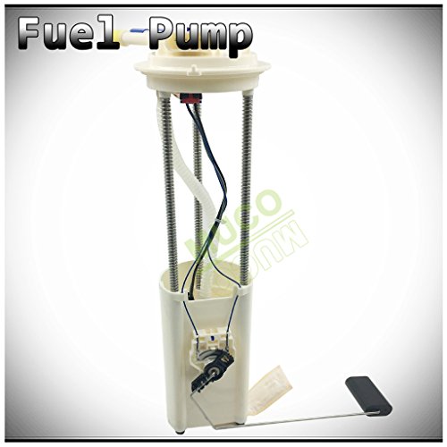 MUCO New 1pc Electric Intank Fuel Pump Module Assembly w/ Pressure & Level Sensor Sending Unit Fit 97-01 Chevy S10/GMC Sonoma/Isuzu Hombre 02 Crew Cab & Standard Cab Long Bed 4.3L V6 E3952M