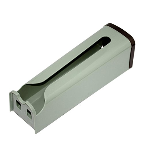 Garbage Bags Storage Boxes, Inkach Home Grocery Bag Holder Wall Mount Storage Dispenser Plastic Kitchen Organizer (Green)