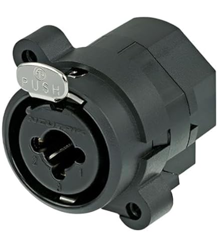 Amazon.com: Neutrik NCJ6FA-V 3-Pole XLR Female Receptacle with 1/4