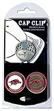 NCAA Arkansas Razorbacks Cap Clip With 2 Golf Ball Markers