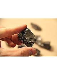 Karelian Heritage S012 - Juego de pulseras de shungite auténticas, colgantes redondos y piedras Elite