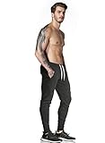 Ouber Men's Fitted Shorts Bodybuilding Workout Gym Running Jogger Pants