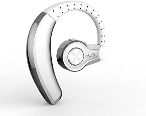 Driver Headsets Bluetooth,Lesheng Power Wireless Earbuds V4.1 Headphone Noise Cancelling Sweatproof earpieces earphone with Microphone for Outdoor/Office/Driving/Workout/Travel (White)