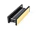 Door Mail Slot By Gaard - Telescopic Sleeve & Gold Sealed Flap - Compatible with Any Door Type - Contact Us for Manual
