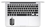 DW Logo Doctor Who Keyboard Trackpad Apple Macbook Laptop Decal Vinyl Sticker Apple Mac Air Pro Sticker