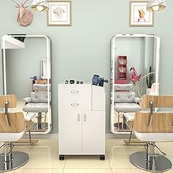 Paddie Salon Trolley Cart with Wheels, 2 Drawer