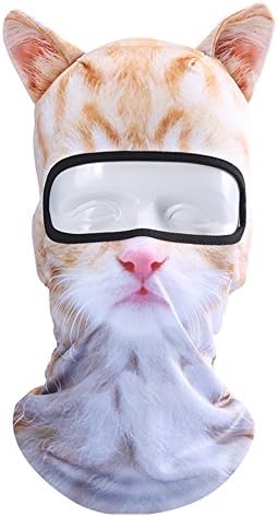 Hi-crazystore Animal Mask Chrismas Cosplay Winter Fleece Ski Mask