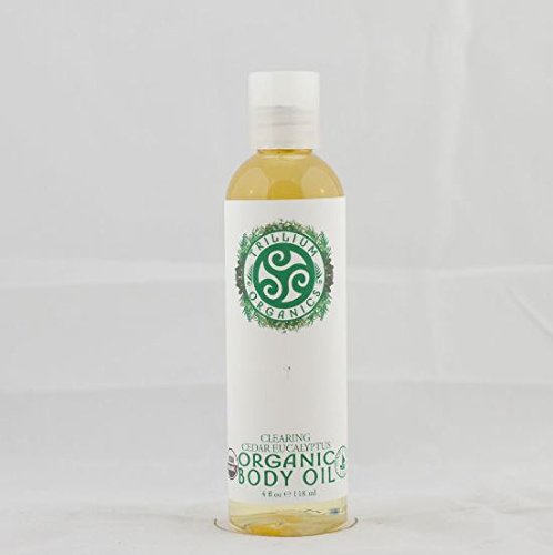 Trillium Organics: Ogbody Body Oil, Cedar Eucalyptus Clearing 4 oz