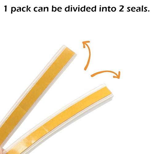 image for Papillon Door Weather Stripping, Self-adhisive Window Seal Strip for D