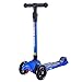 New Olym Kids Scooters 3 Wheel for Girls&Big Boys Toddlers, 4 Adjustable Height Flashing Wheels Scooter with Extra Wide Deck Safety Brake|Foldable System Ride Scooter for Children Ages 6-12
