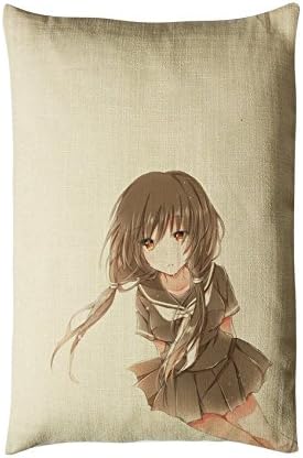 PatriciaStore amine figure girl 318 Throw Pillow Case Decorative Cushion Cover Pillowcase Square print 20x30 inches
