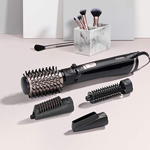BaByliss AS200E Cepillo de Aire Rotatorio 1000 W, Iónico, Cepillo de Pelo  con 4 Cabezales para Secar, Moldear, Alisar y… » Ganga