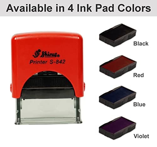 Printtoo Approved Self Inking Rubber Stamp Custom Shiny Office Stationery Stamp