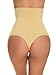 Yulee Womens High Waist Thong Shapewear Waist Cincher Girdle Boyshorts Nude, L