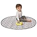 Skip Hop Grab-and-Go Round Trip Travel Mat, Grey Zig Zag