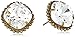 Sorrelli Essentials Cushion-Cut Solitaire Stud Earrings, Antique Gold-Tone Finish, Legacy Crystal