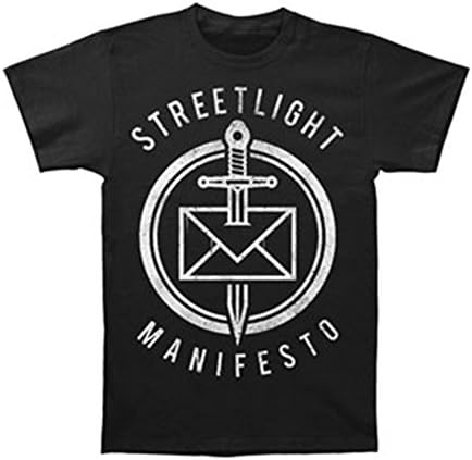 Streetlight Manifesto Men's Dead Letter Black T-shirt X-Large Black