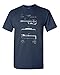 1893 Acoustic Guitar Patent Music Musician Band Vintage Musical Instrument Mens Graphic Tee Adult T-shirt