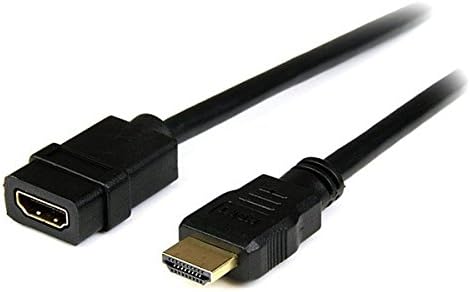 Serena Premium Quality High Speed HDMI Extension Cable Quad HD (MF) Male to Female Extension Cable Gold Plated - Supports Up to 1440P and 3D for Blue Ray Player,3D Television, Roku, Boxee, Xbox360, PS3, Apple TV (2 Metre)