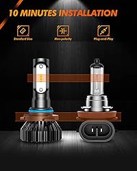 SEALIGHT 9145/9140/H10 LED Fog Lights Bulbs or