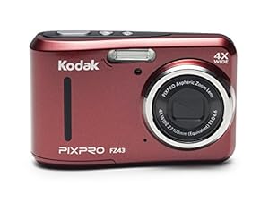 Kodak PIXPRO Friendly Zoom FZ43 16 MP Digital Camera with 4X Optical Zoom and 2.7