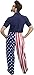 USA Flag Pants | American Patriot Roundhouse Kick of Freedom Heavy Woven Pants-L/XL