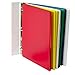 C-Line Two-Pocket Heavyweight Poly Portfolio Folder, 3-Hole Punch, 11 X 8.5, Assorted, 10/Pack
