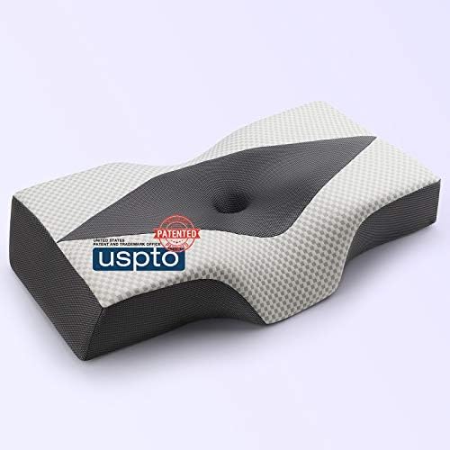 Ikstar 低反発枕 睡眠用 人間工学に基づいた整形外科用横向き寝