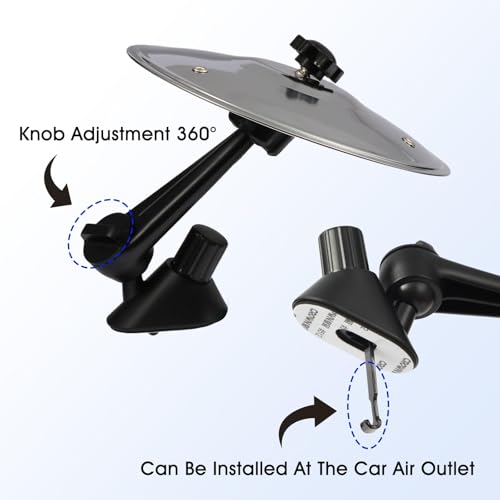 Car Cymbal Air Vent, Car Crash Cymbal, Mini Drum Funny Musical Instrument Gadget, Drumming Fun for Drummer and Music Enthusiasts