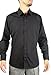 Amanti Men's Slim Fit Dress Shirt Convertible Cuff Solid