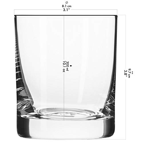 Krosno Whisky-Gläser Tumbler | Set von 6 | 300 ML | Blended Kollektion | Perfekt für Zuhause, Restaurants und Partys | Spülmaschinenfest – Bild 2