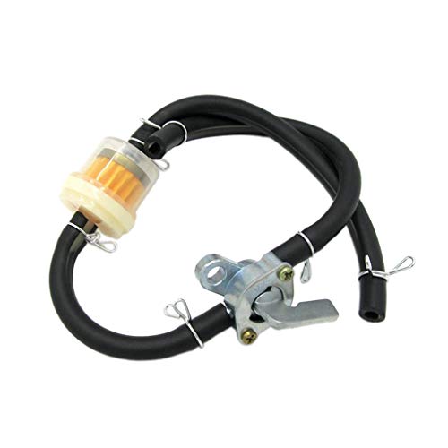 image for D DOLITY ON/Off Switch Petrol Gas Fuel Tap Petcock Valve w/Hose Line a