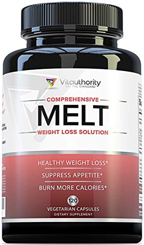 MELT Fat Burner for Women: Diet Pills to Support Weight Loss for Women, Appetite Suppressant and Metabolism Booster with Green Tea EGCG, Sensoril and Acetyl L Carnitine, 120 Vegetarian Capsules