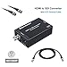 Excelvan HDMI to SDI Converter Scaler Adapter 1080P 1080I 720P 576I 480P Mini 3G with Coaxial Audio Output for Home Theater Cinema PC HD (Black)