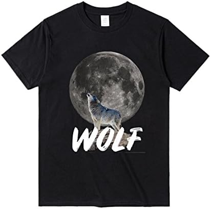 ReRabbit Wolf Under The Moon Tee For Mens XXXL black
