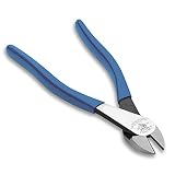 Diagonal Cutter Linemans Pliers, High Leverage, 8-Inch, High Leverage Design, Angled Head Klein Tools D2000-48