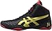 ASICS Men's JB Elite V2.0 Wrestling Shoe, Black/Olympic Gold/Red, 7.5 M US